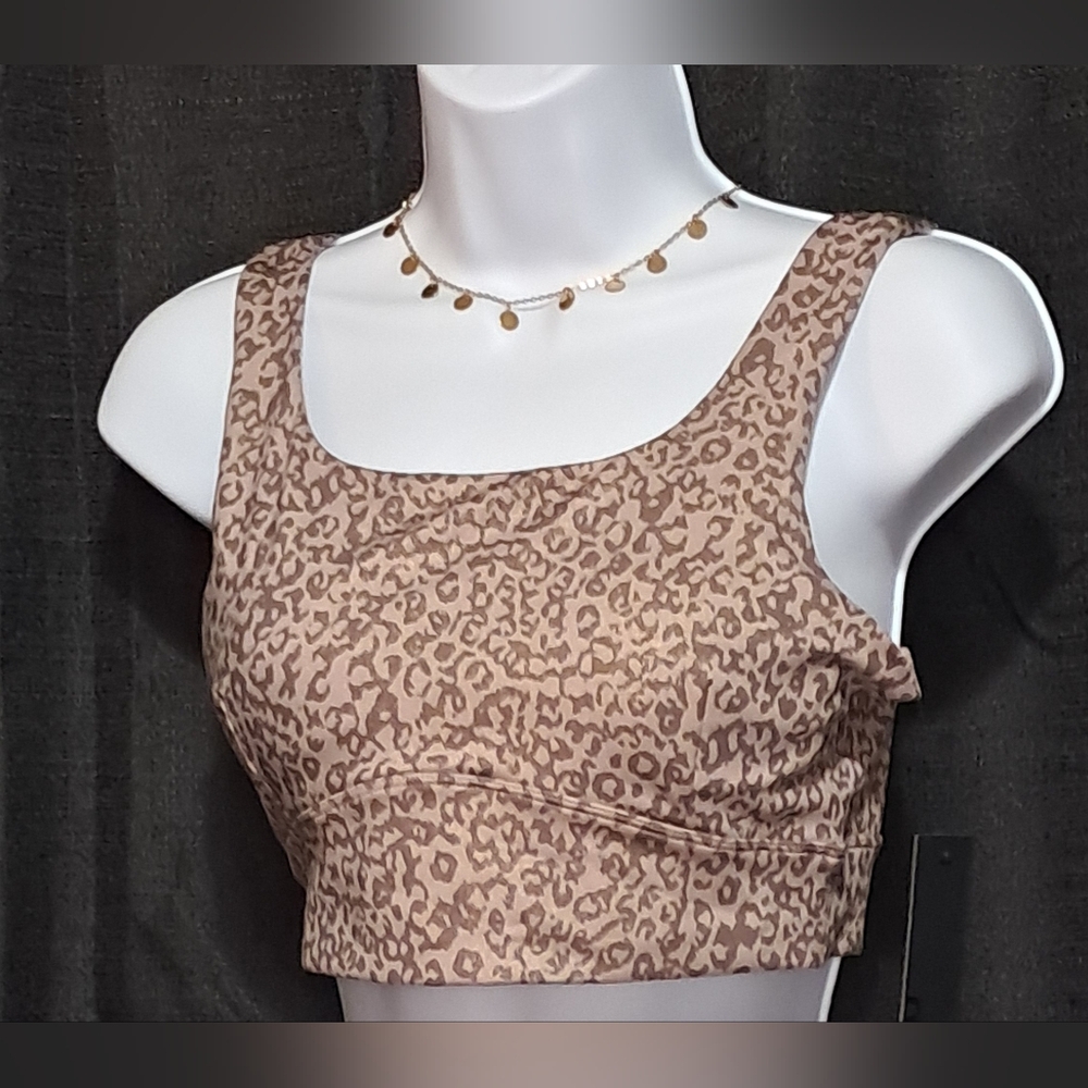 Leopard Print sports bra